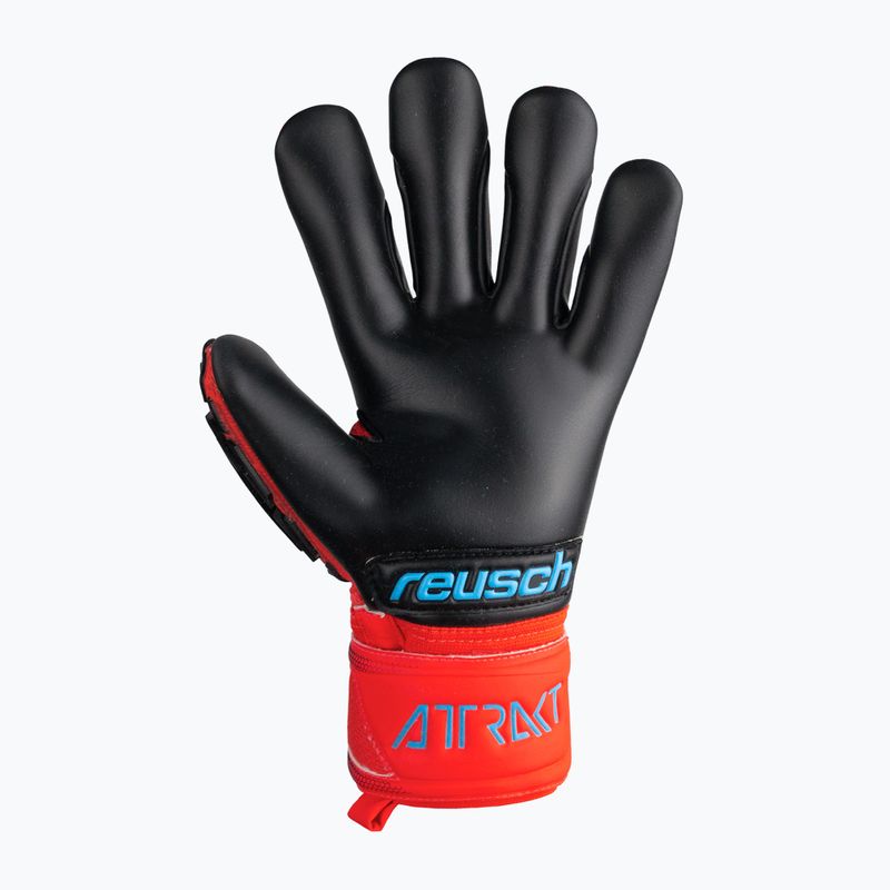 Reusch Attrakt Freegel Gold Finger Support Vartininko pirštinės raudonos 5370130-3333 5