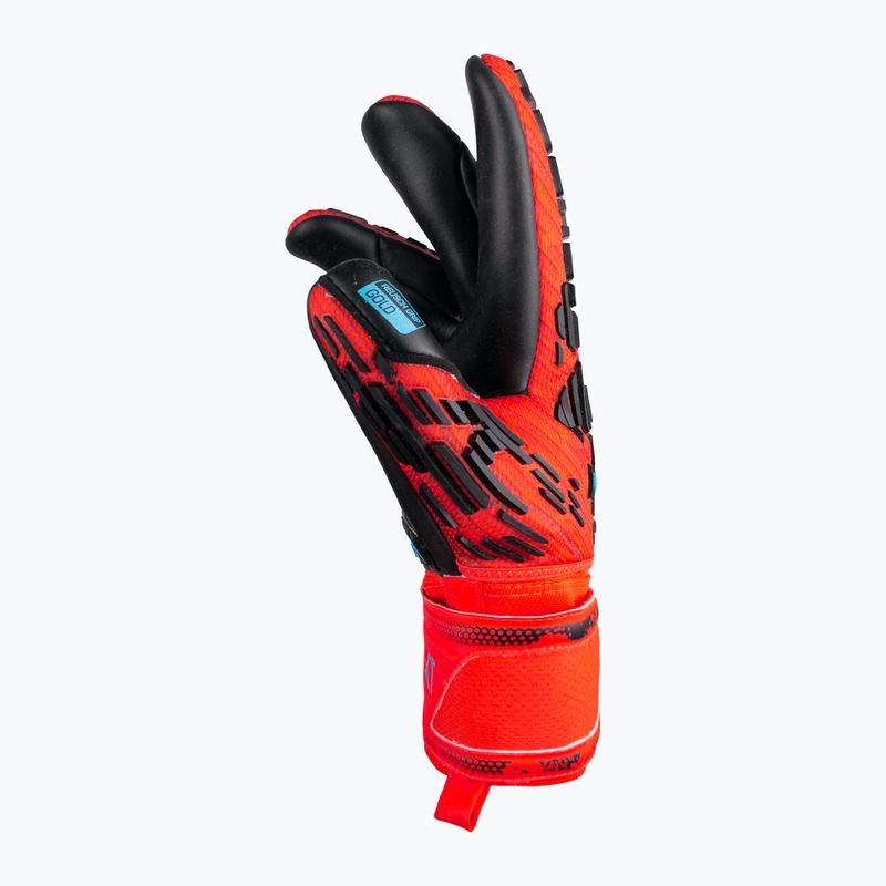 Reusch Attrakt Freegel Gold Finger Support Vartininko pirštinės raudonos 5370130-3333 6