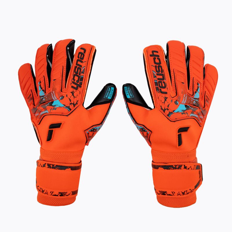 Reusch Attrakt Gold X Evolution Cut vartininko pirštinės raudonos 5370964-3333