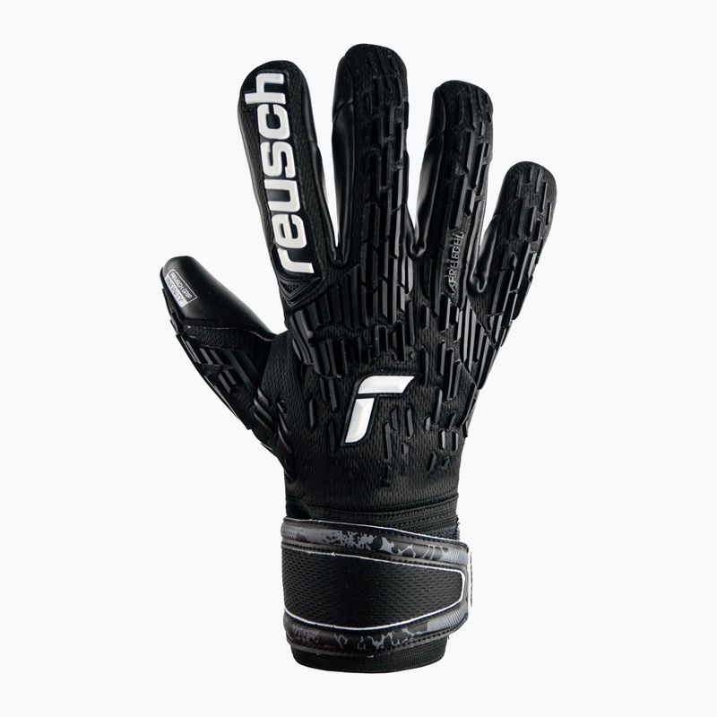 Reusch Attrakt Freegel Gold X žalios vartininko pirštinės 5370935-5556 4