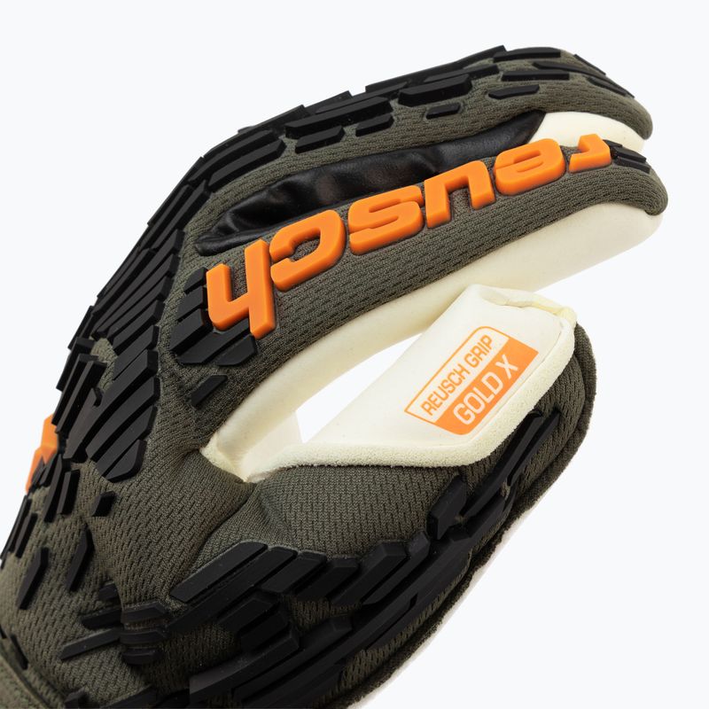 Reusch Attrakt Freegel Gold X žalios vartininko pirštinės 5370935-5556 3