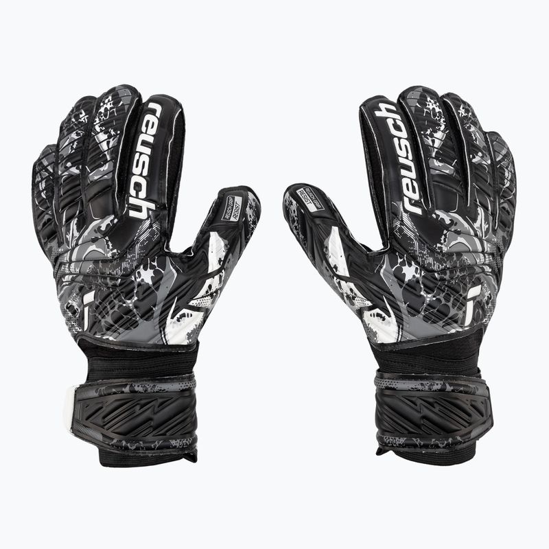 Reusch Attrakt Resist vartininko pirštinės juodos 5370615-7700