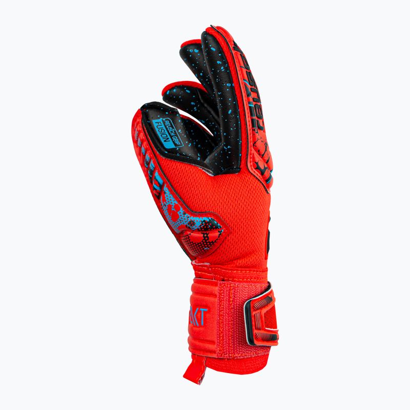 Reusch Attrakt Fusion Finger Support Guardian Junior vaikiškos vartininko pirštinės raudonos spalvos 5372940-3333 6