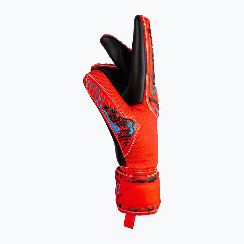 Reusch Attrakt Grip Evolution Finger Support Junior vaikiškos vartininko pirštinės raudonos spalvos 5372820-3333 6