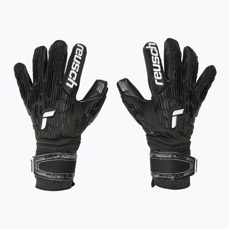 Reusch Attrakt Freegel Infinity Finger Support Vartininko pirštinės juodos 5370730-7700