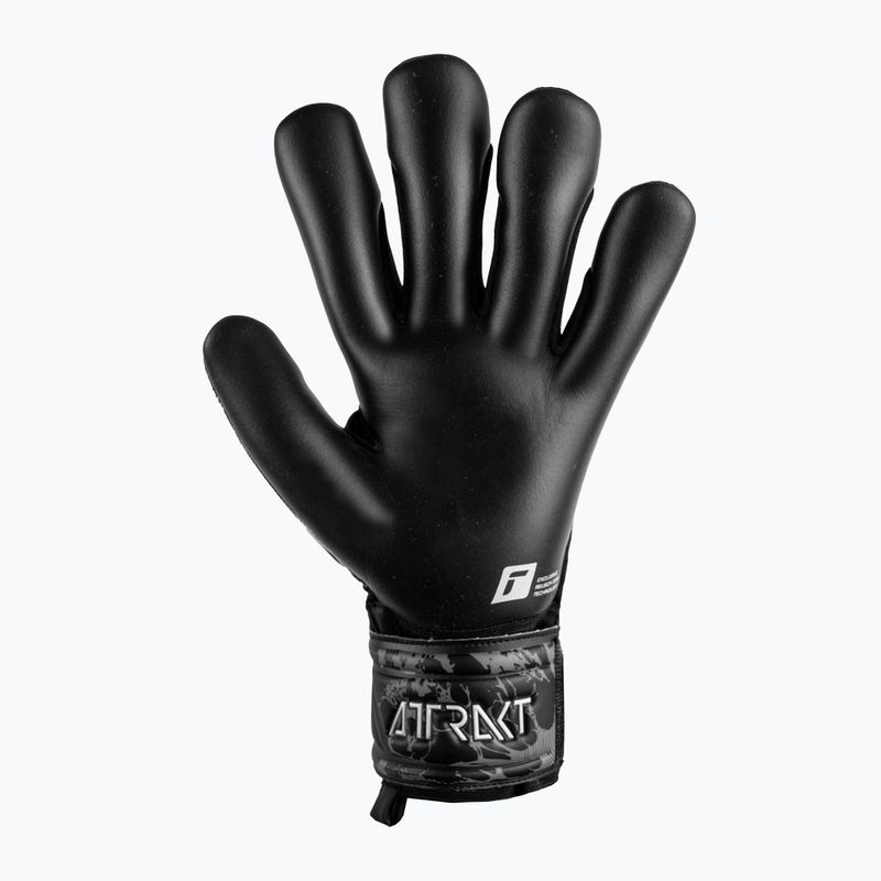 Reusch Attrakt Infinity Finger Support Vartininko pirštinės juodos 5370720-7700 5