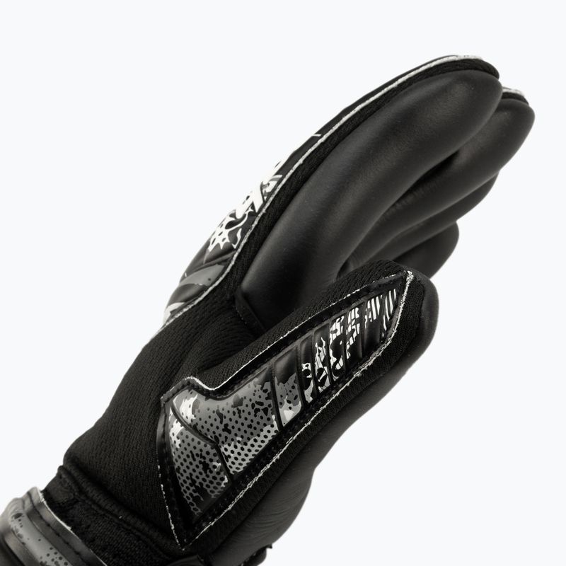 Reusch Attrakt Infinity Finger Support Junior vaikiškos vartininko pirštinės juodos 5372720-7700 3