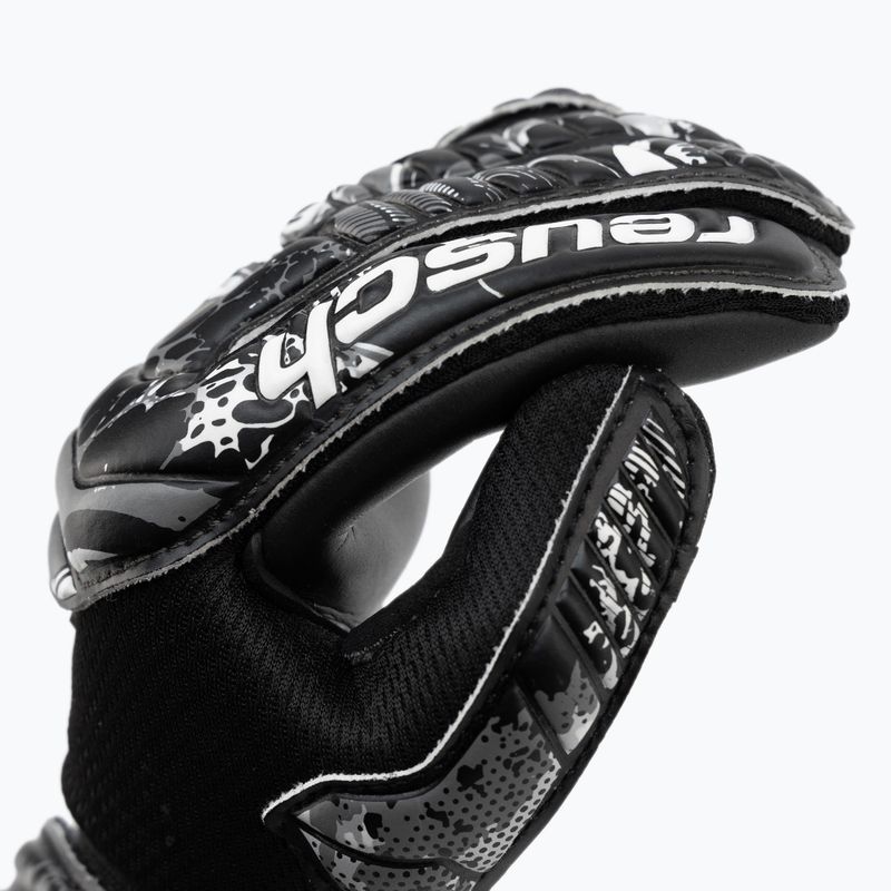 Reusch Attrakt Infinity Junior vaikiškos vartininko pirštinės juodos 5372725-7700 3