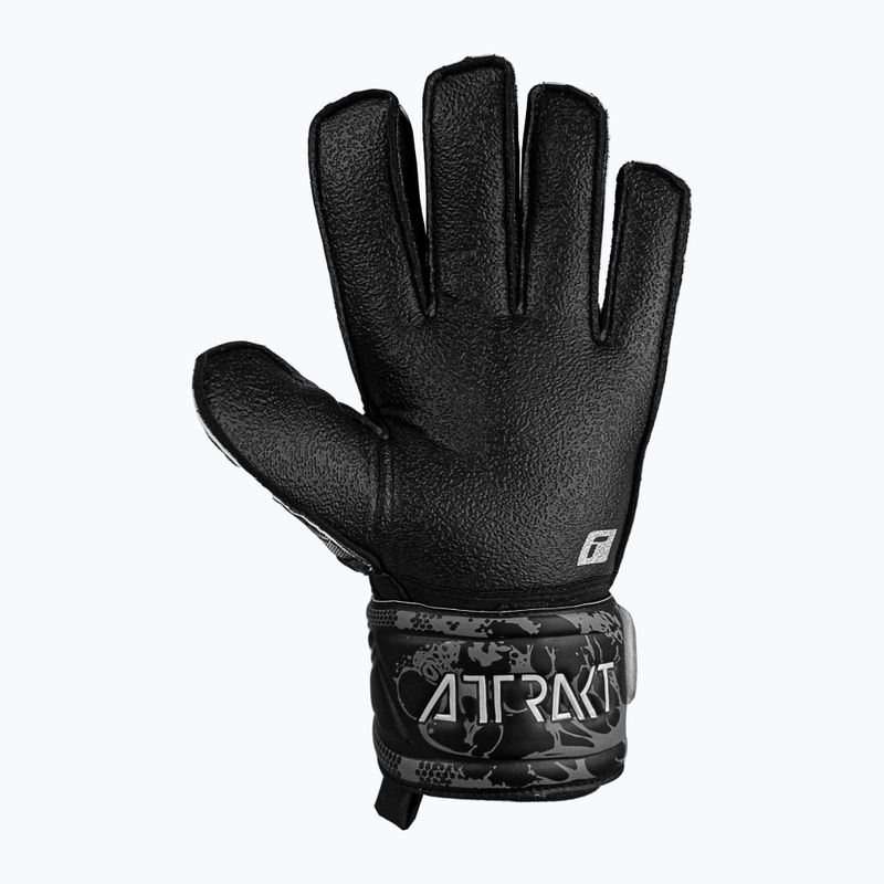 Reusch Attrakt Resist Junior vaikiškos vartininko pirštinės juodos 5372615-7700 5