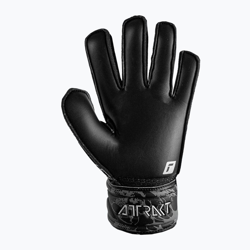Reusch Attrakt Solid Junior vaikiškos vartininko pirštinės, juodos 5372515-7700 5