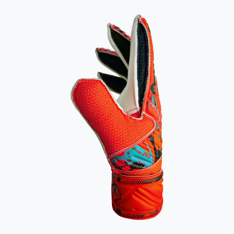 Reusch Attrakt Solid Junior vaikiškos vartininko pirštinės raudonos spalvos 5372515-3334 6