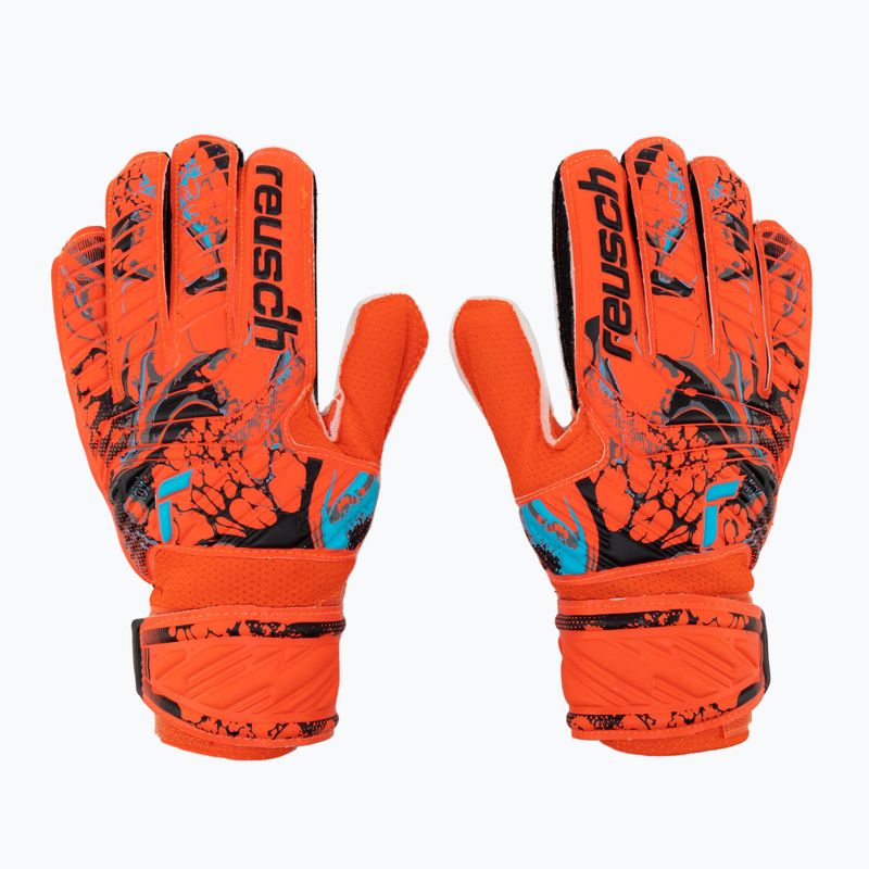 Reusch Attrakt Solid Junior vaikiškos vartininko pirštinės raudonos spalvos 5372515-3334