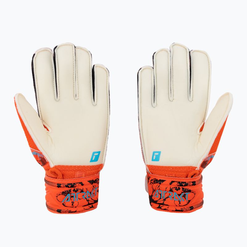 Reusch Attrakt Solid Junior vaikiškos vartininko pirštinės raudonos spalvos 5372515-3334 2