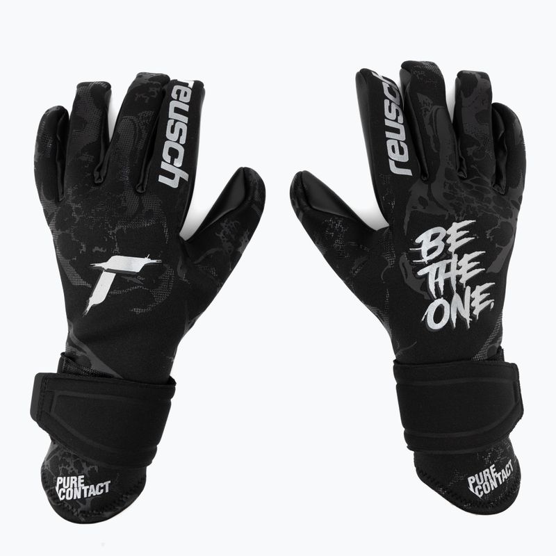 Reusch Pure Contact Infinity vartininko pirštinės juodos 5370700-7700