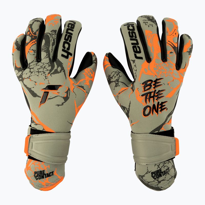 Reusch Pure Contact Gold vartininko pirštinės žalios 5370100-5444