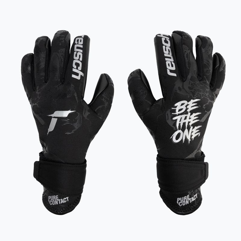 Reusch Pure Contact Infinity Junior vaikiškos pirštinės, ne jūrinės, juodos 5372700-7700
