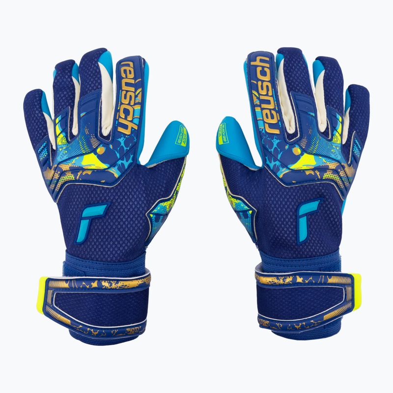 Reusch vartininko pirštinės Attrakt Aqua blue 5370439-4433