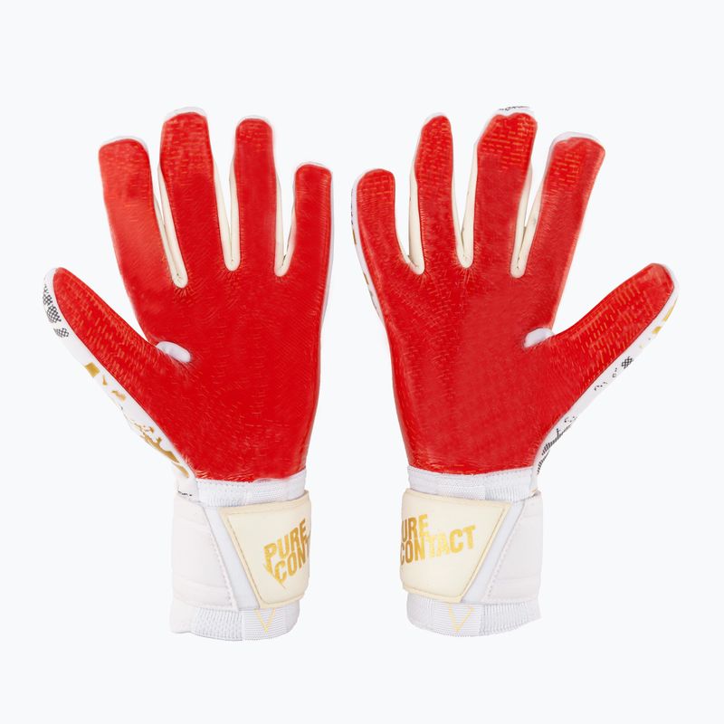 Reusch Pure Contact Gold X GluePrint vartininko pirštinės baltos 5370075-1011 2