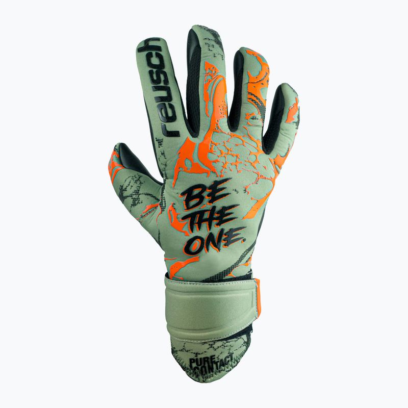 Reusch Pure Contact Gold Junior vaikiškos vartininko pirštinės, žalios 5372100-5444 5