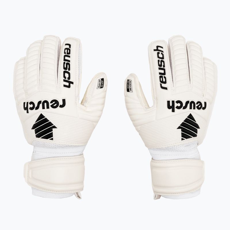 Reusch Legacy Arrow Silver Junior vaikiškos vartininko pirštinės baltos 5372204-1100