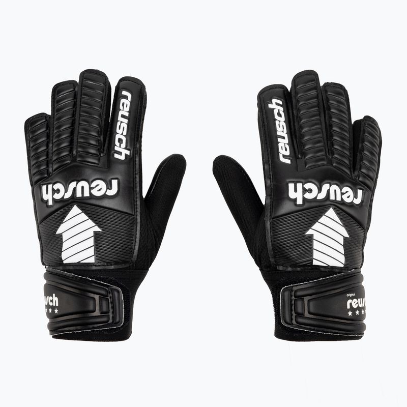 Reusch Legacy Arrow Solid Junior vaikiškos vartininko pirštinės juodos 5372504-7700