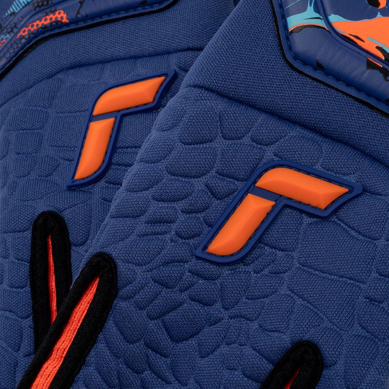 Reusch Attrakt Speedbump AdaptiveFlex vartininko pirštinės be dirželių, mėlynos 5370079-4016 4