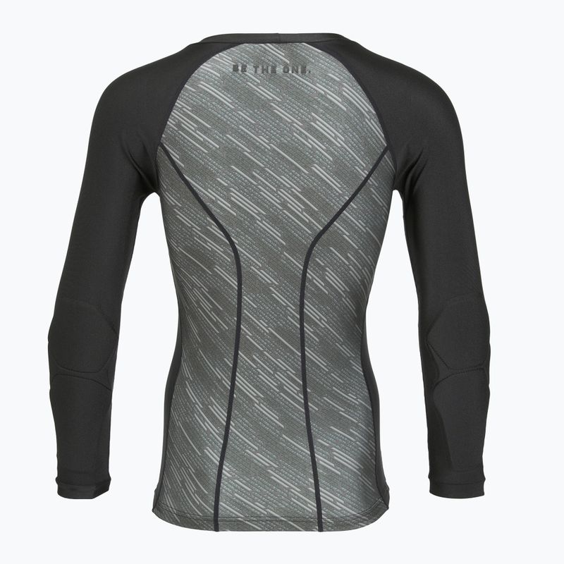 Vartininko marškinėliai ilgomis rankovėmis Reusch Padded Eco Undershirt black/desert green 2