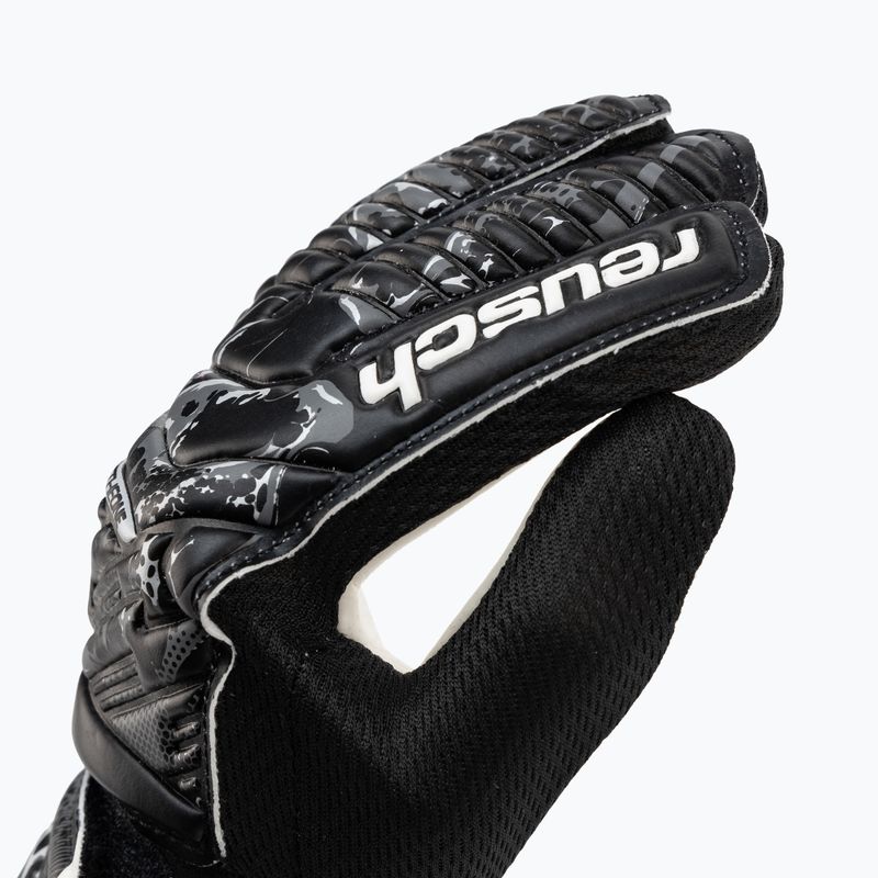 Reusch Attrakt Starter Solid Junior vaikiškos vartininko pirštinės, juodos 5372514-7700 3