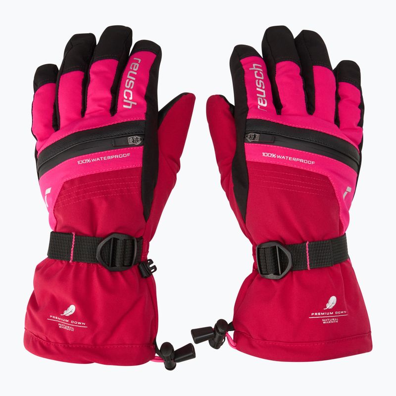 Vaikiškos slidinėjimo pirštinės Reusch Lando R-TEX XT cerise/pink glo 2