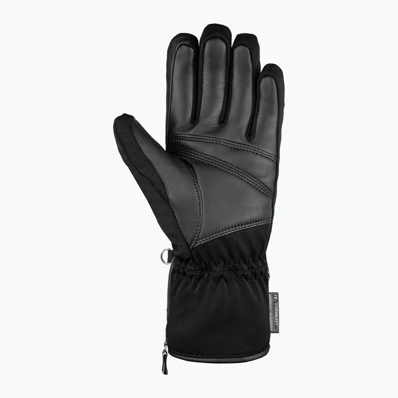 Moteriškos slidinėjimo pirštinės Reusch Lore Stormbloxx black/silver 3