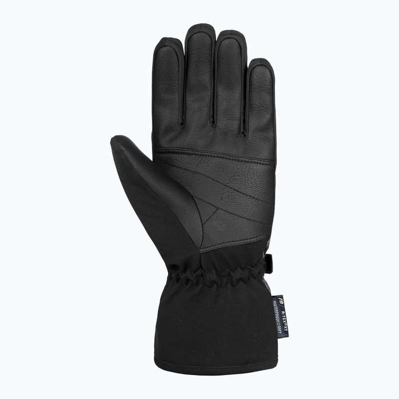 Reusch Moni R-Tex Xt slidinėjimo pirštinės juoda/juoda melanžas 7