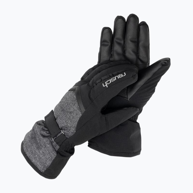 Reusch Moni R-Tex Xt slidinėjimo pirštinės juoda/juoda melanžas