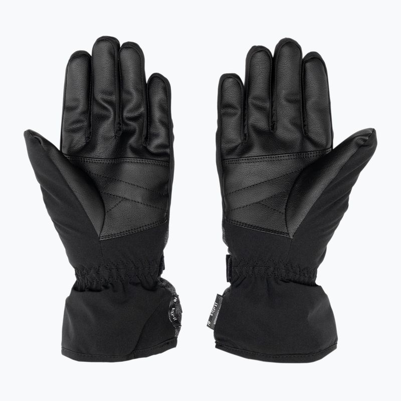 Reusch Moni R-Tex Xt slidinėjimo pirštinės juoda/juoda melanžas 2