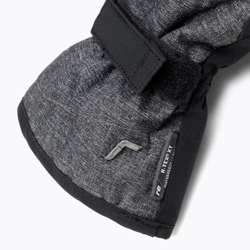 Reusch Moni R-Tex Xt slidinėjimo pirštinės juoda/juoda melanžas 4