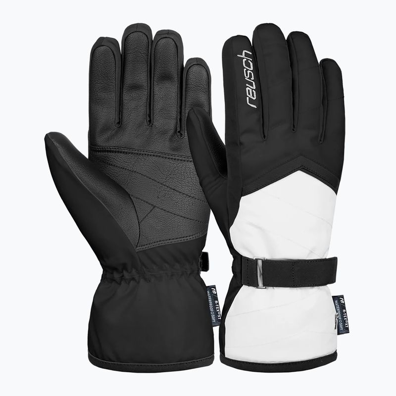 Reusch Moni R-Tex Xt juodos/baltos spalvos slidinėjimo pirštinės 5