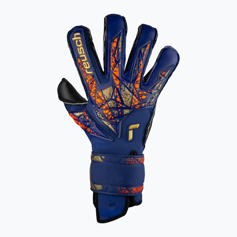 Vartininko pirštinės Reusch Attrakt Duo Evolution premium blue/gold/black 2