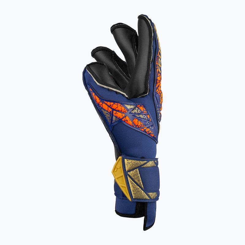 Vartininko pirštinės Reusch Attrakt Duo Evolution premium blue/gold/black 4