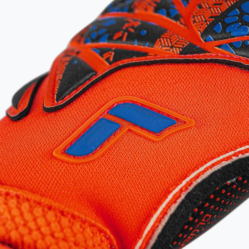 Vartininko pirštinės Reusch Attrakt Gold X Evolution GluePrint hyper orng/elec blue/blck 7