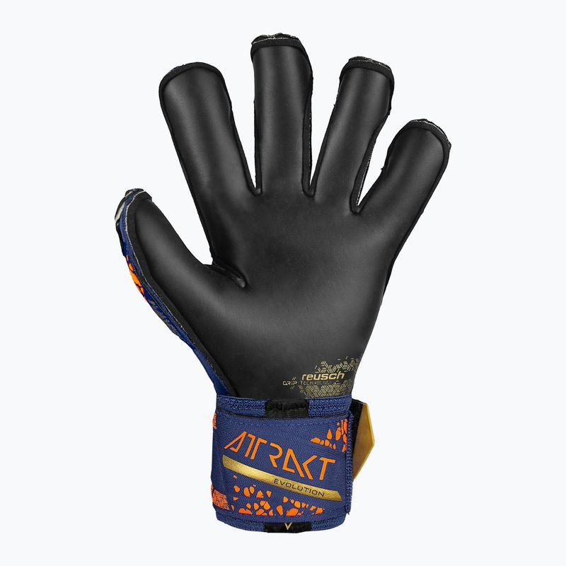 Vartininko pirštinės Reusch Attrakt Gold X Evolution premium blue/gold/black 3