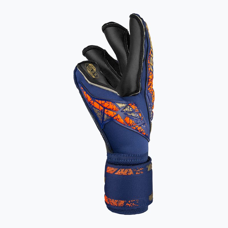 Vartininko pirštinės Reusch Attrakt Gold X Evolution premium blue/gold/black 4