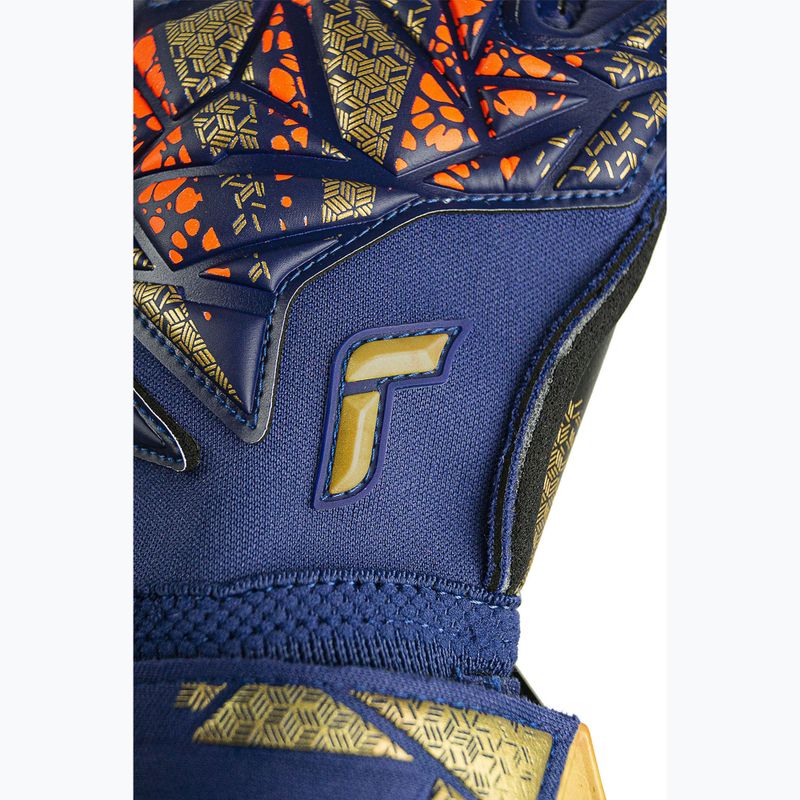 Vartininko pirštinės Reusch Attrakt Gold X Evolution premium blue/gold/black 6