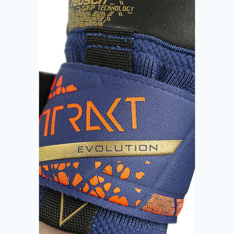 Vartininko pirštinės Reusch Attrakt Gold X Evolution premium blue/gold/black 8