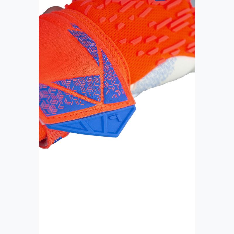 Vartininko pirštinės Reusch Attrakt Gold X Freegel hyper orange/electric blue 9