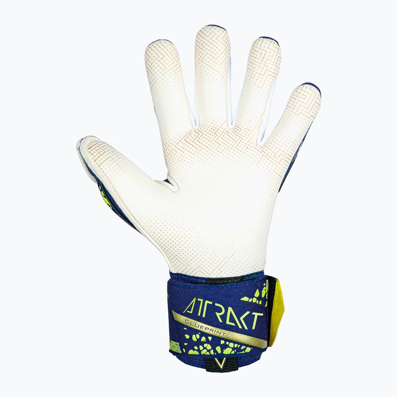 Vartininkų pirštinės Reusch Attrakt Gold X GluePrint premium blue/gold 3