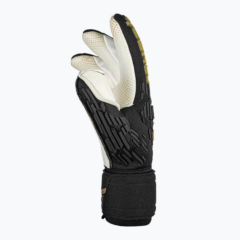Vartininko pirštinės Reusch Attrakt Freegel Gold X GluePrint Finger Support black/gold 4