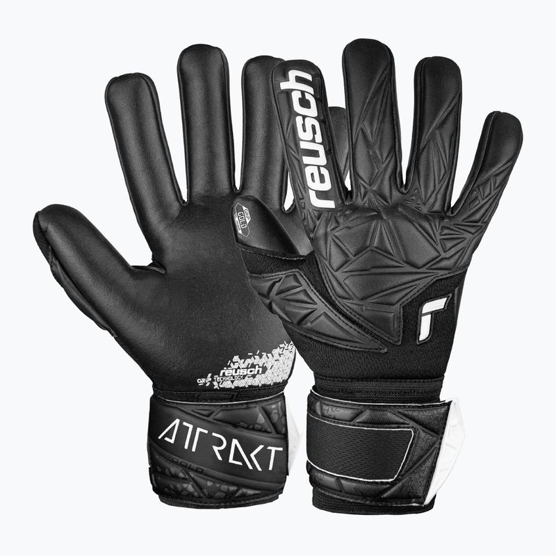 Vartininko pirštinės Reusch Attrakt Gold NC black