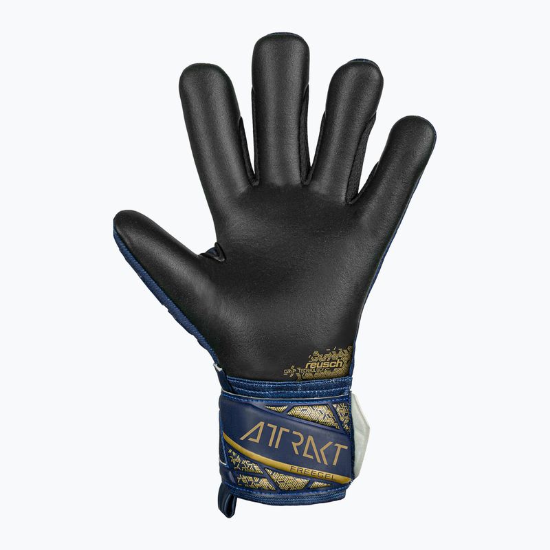 Vartininko pirštinės Reusch Attrakt Freegel Silver premium blue/gold/black 3