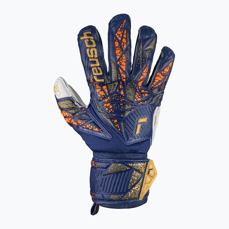 Vartininko pirštinės Reusch Attrakt Grip premium blue/gold 2