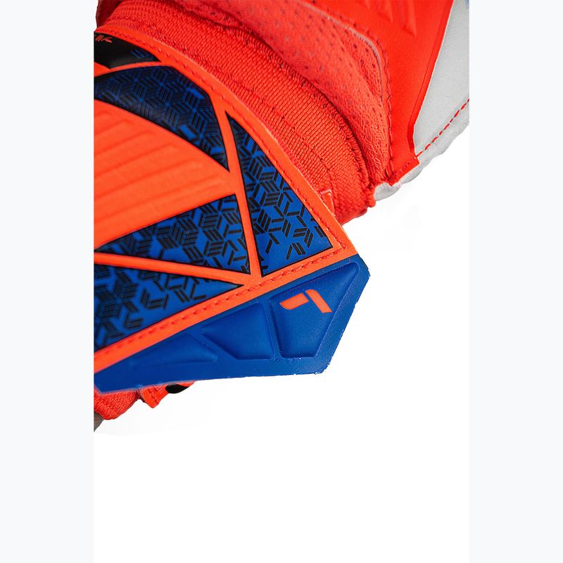 Vartininko pirštinės Reusch Attrakt Solid hyper orange/electric blue 7