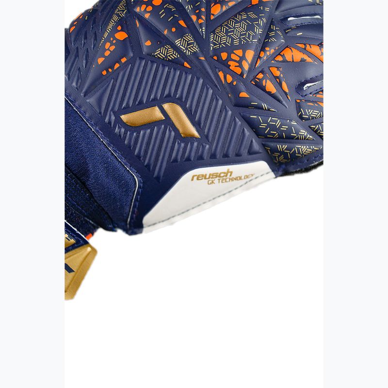 Vartininko pirštinės Reusch Attrakt Solid premium blue/gold 6